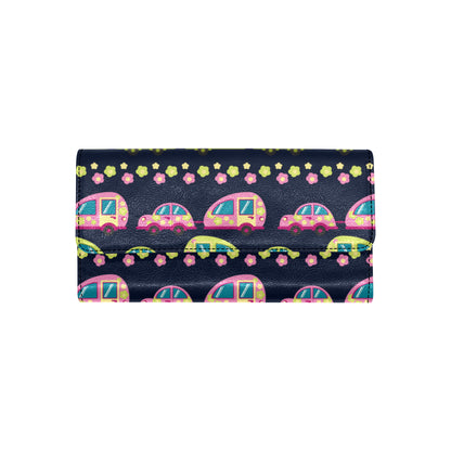 Camper Cute Camping Design No 3 Print Women's Trifold Wallet