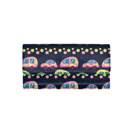 Camper Cute Camping Design No 3 Print Women's Trifold Wallet