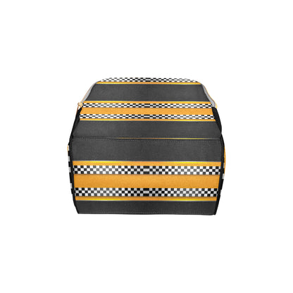 Checkered Pattern Print Design 01 Diaper Bag Backpack