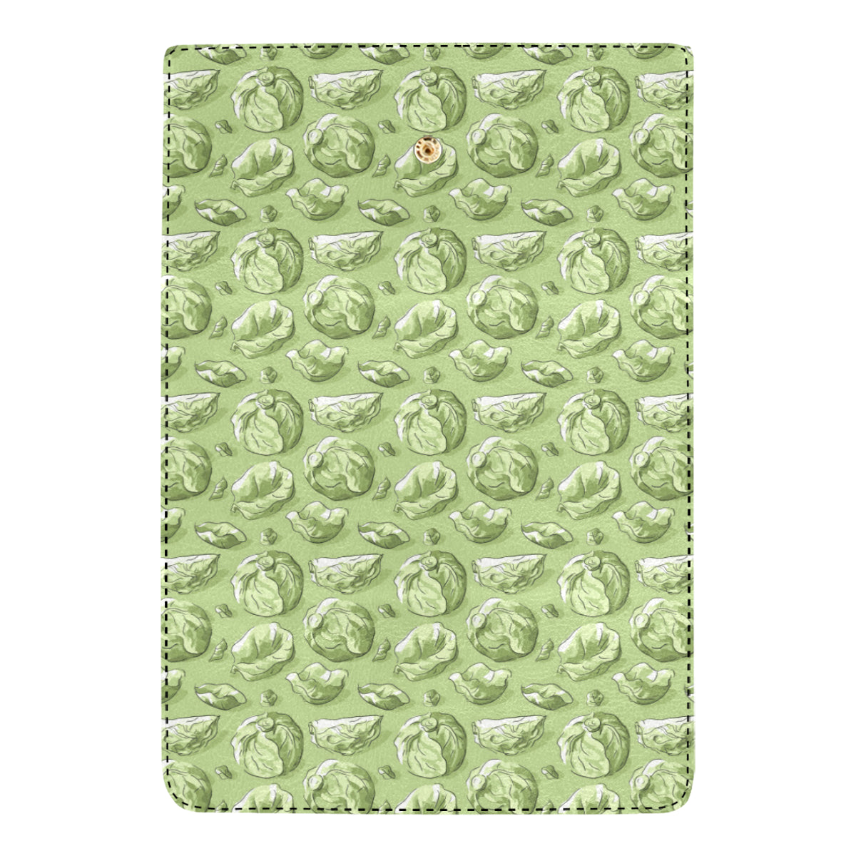 Brussels Sprouts Pattern Print Design 01 Women's Trifold Wallet