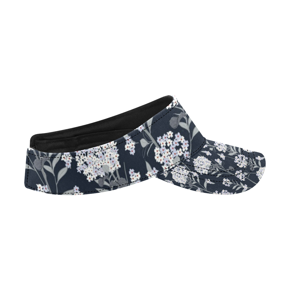Hydrangea Pattern Print Design HD07 Unisex Sun Visor