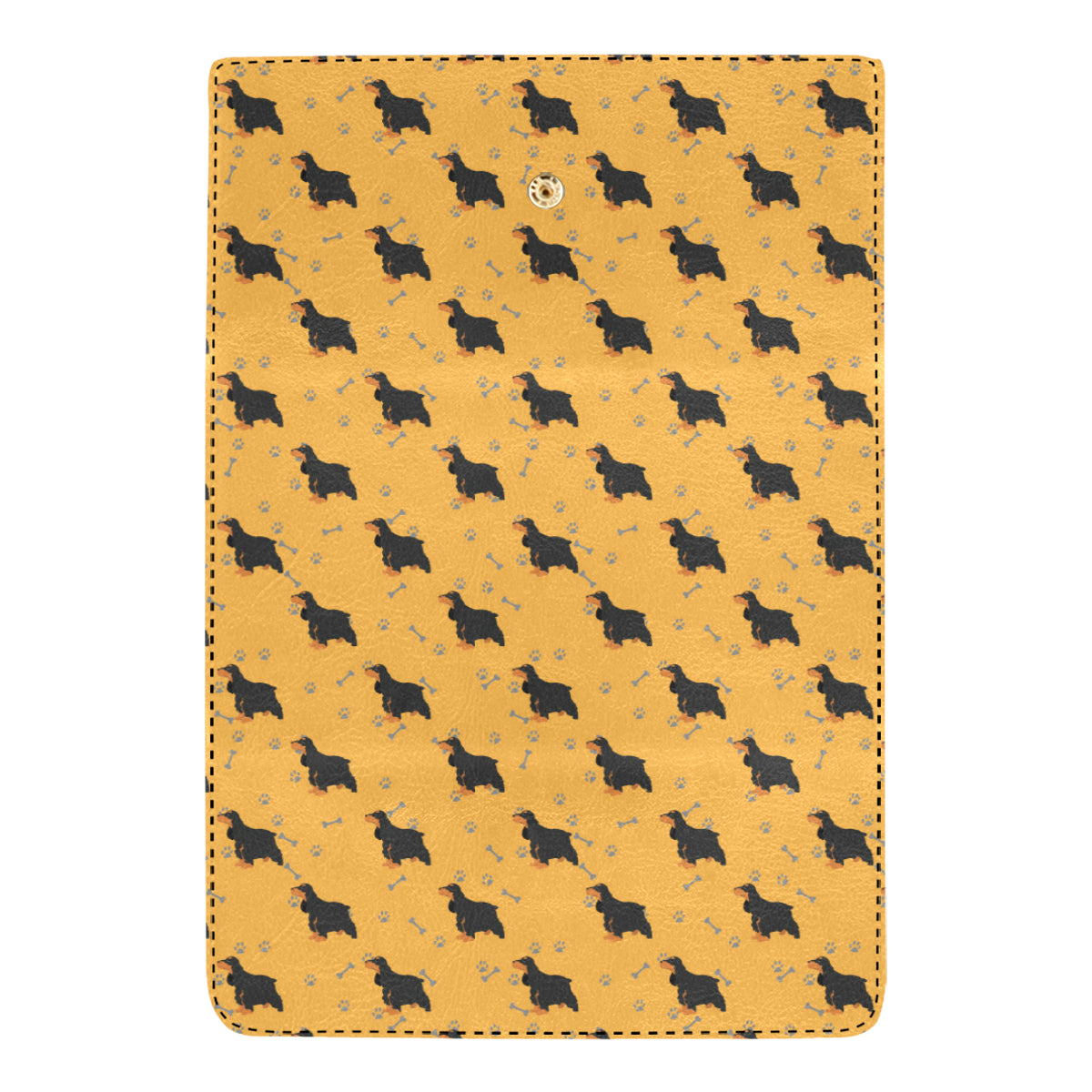 Cocker Pattern Print Design 01 Women's Trifold Wallet