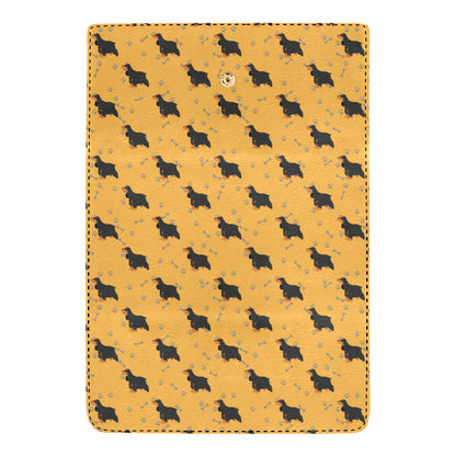 Cocker Pattern Print Design 01 Women's Trifold Wallet