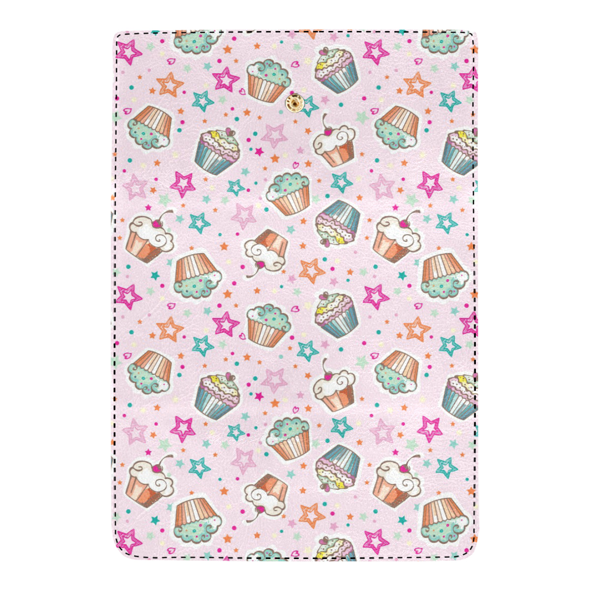 Cupcake Pattern Print Design CP03 Women's Trifold Wallet