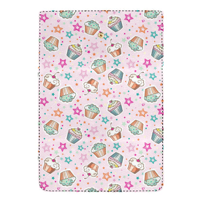 Cupcake Pattern Print Design CP03 Women's Trifold Wallet