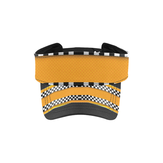 Checkered Pattern Print Design 01 Unisex Sun Visor