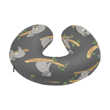 Koala Pattern Print Design 07 U-Shaped Travel Neck Pillow