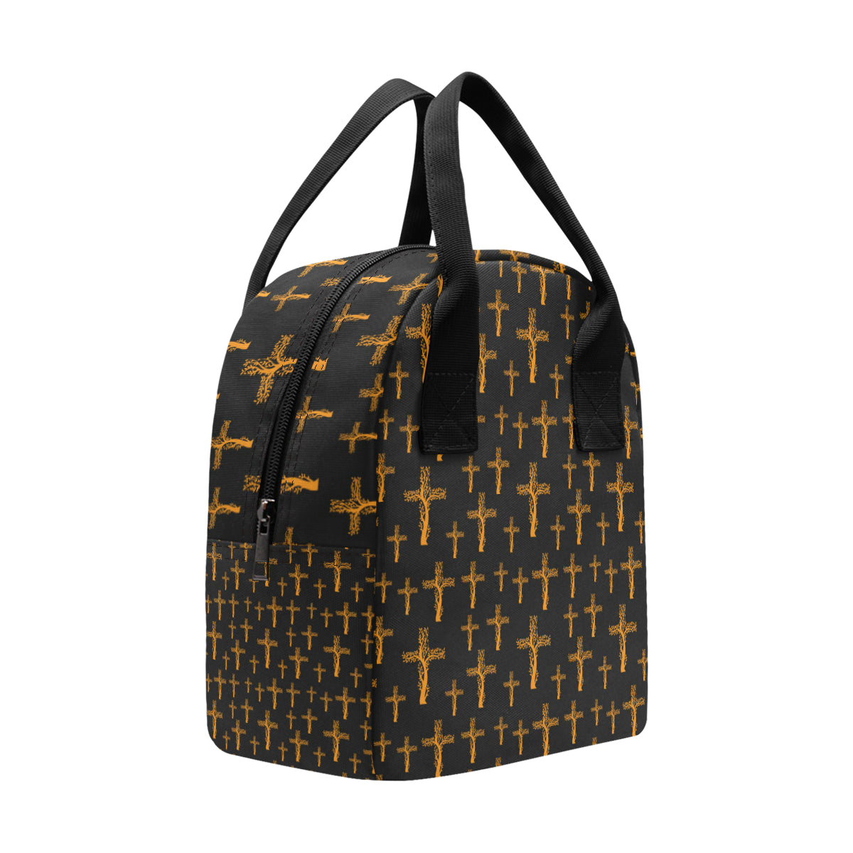 Christian Tree of Life Cross Design Insulated Lunch Bag
