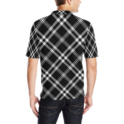 Madras Pattern Print Design 03 Men Polo Shirt