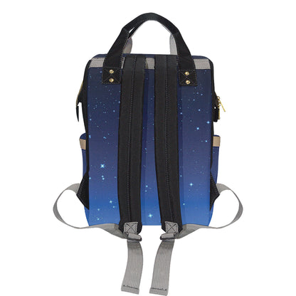 Night sky Pattern Print Design A01 Diaper Bag Backpack