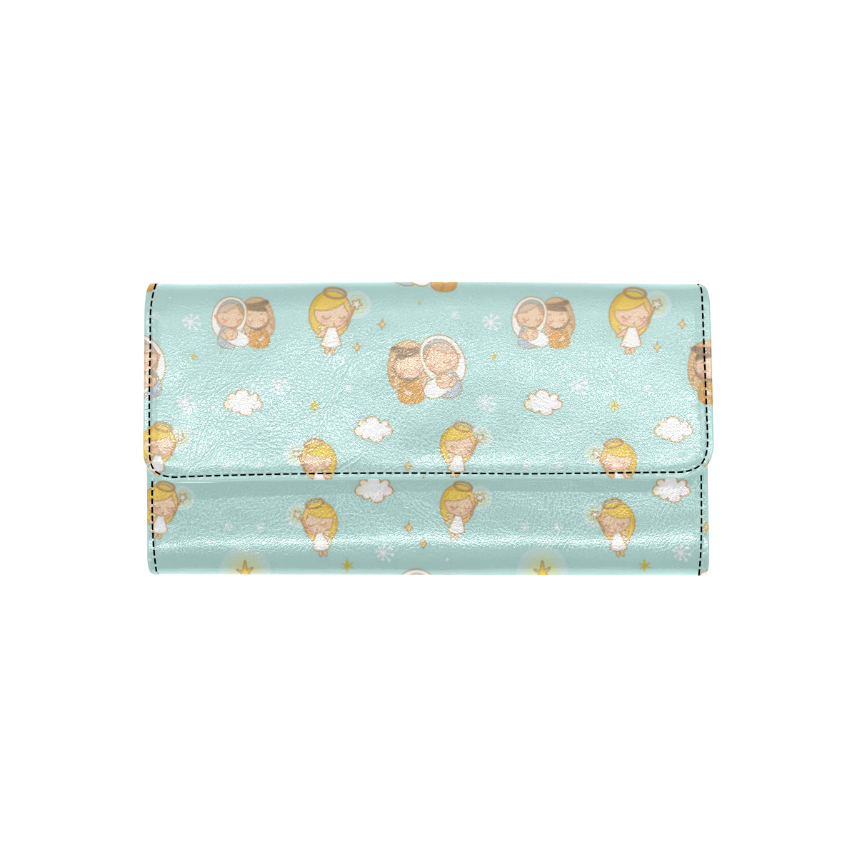 Christian Pattern Print Design 01 Women's Trifold Wallet
