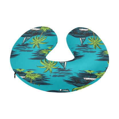 Pacific island Pattern Print Design A01 U-Shaped Travel Neck Pillow