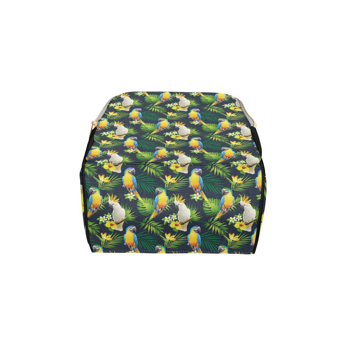 Parrot Pattern Print Design A03 Diaper Bag Backpack