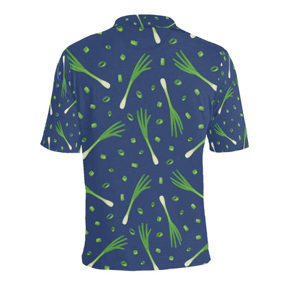 Leek Pattern Print Design 02 Men Polo Shirt