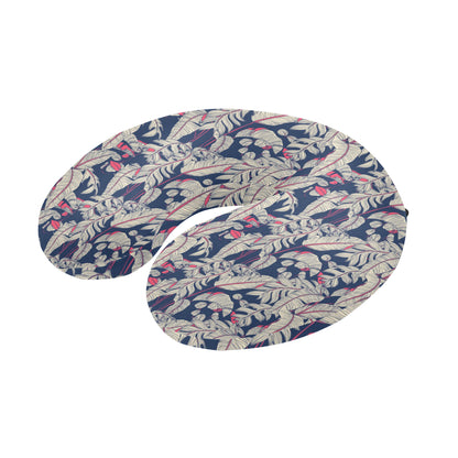 Bird Of Paradise Pattern Print Design 03 U-Shaped Travel Neck Pillow
