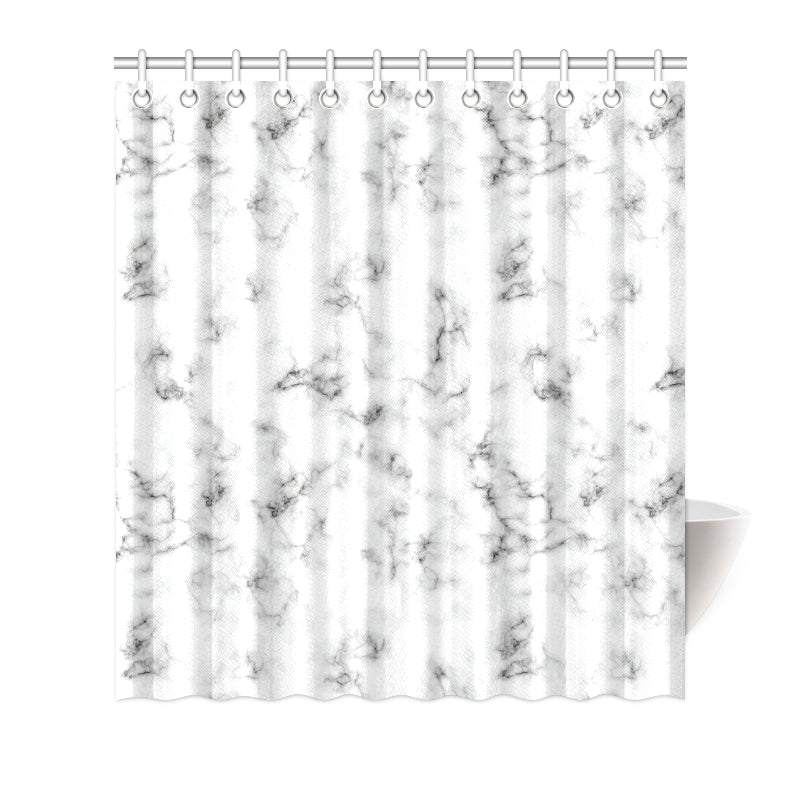 Marble Pattern Print Design 01 Shower Curtain