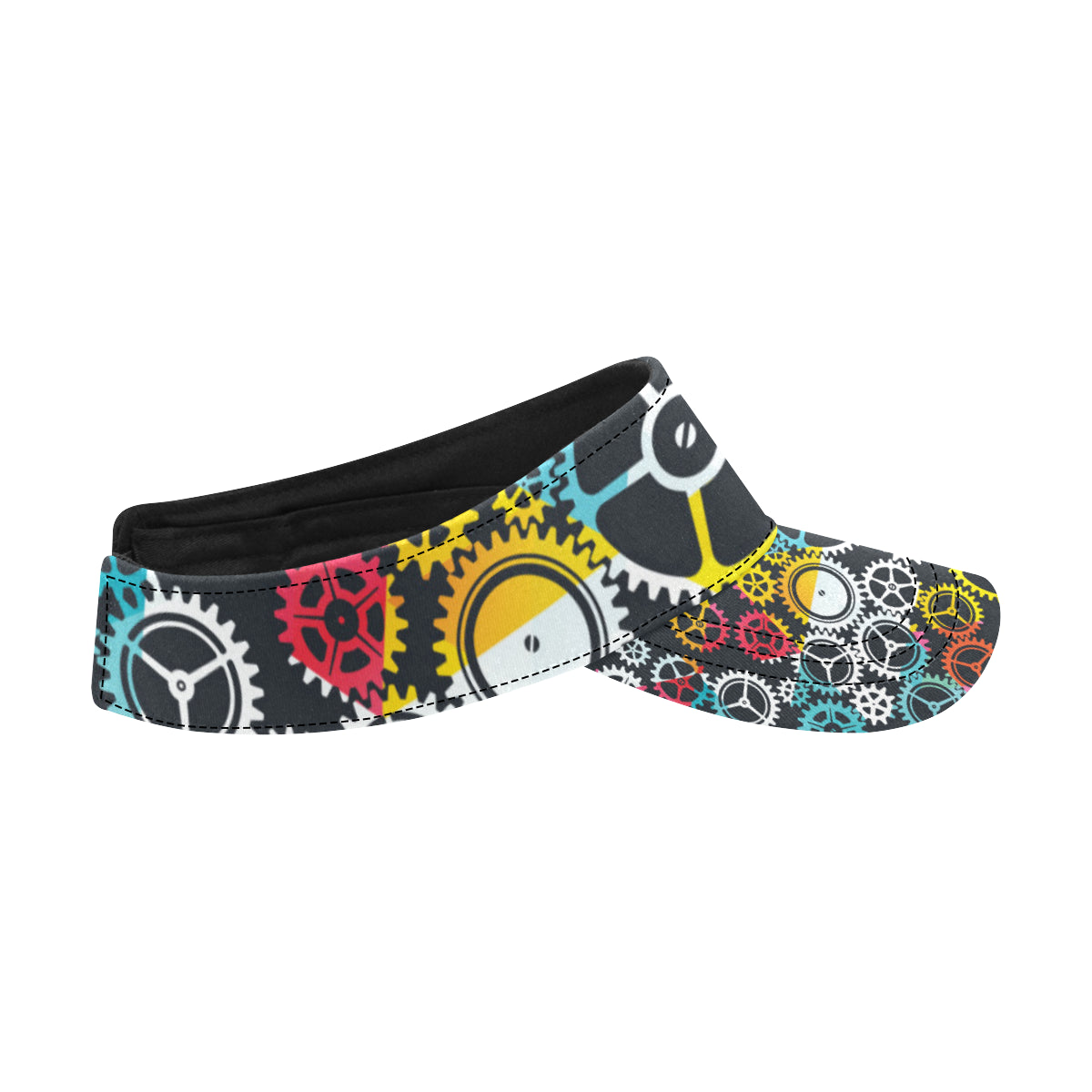 Mechanic Pattern Print Design 02 Unisex Sun Visor