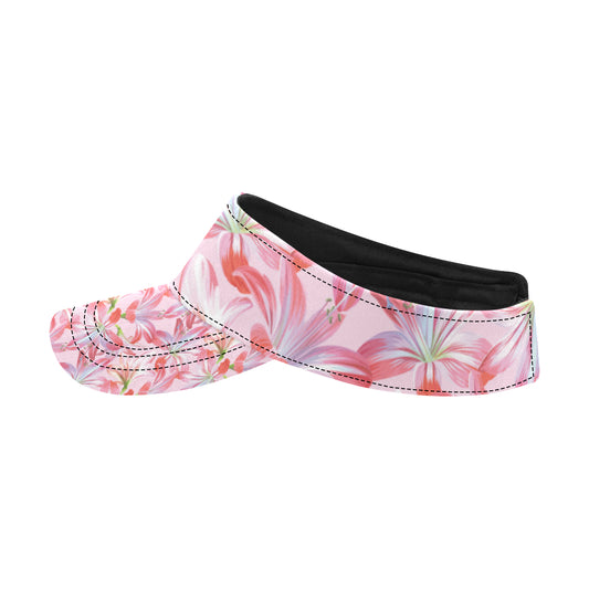 Amaryllis Pattern Print Design 02 Unisex Sun Visor
