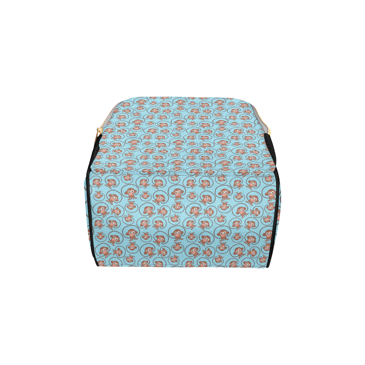 Monkey Cute Design Themed Print Diaper Bag Backpack
