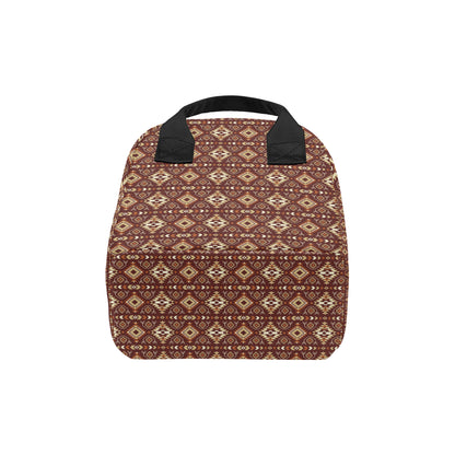 Navajo Native Color Print Pattern Insulated Lunch Bag