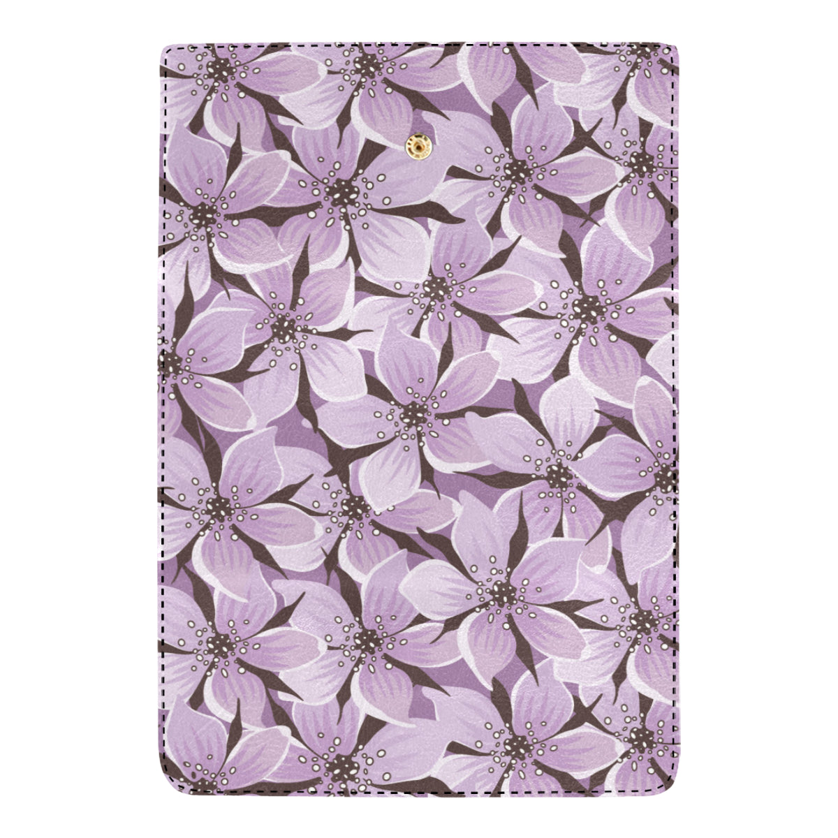 Lilac Pattern Print Design 01 Women's Trifold Wallet