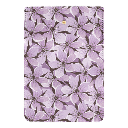 Lilac Pattern Print Design 01 Women's Trifold Wallet