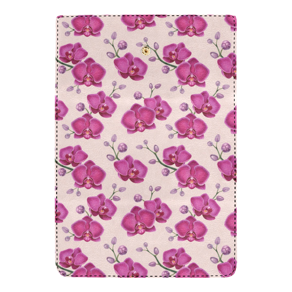 Orchid Purple Pattern Print Design OR04 Women's Trifold Wallet