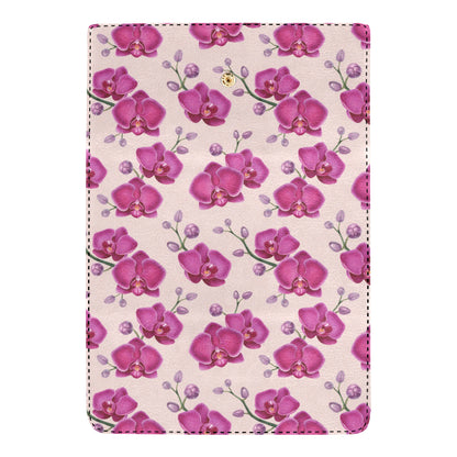 Orchid Purple Pattern Print Design OR04 Women's Trifold Wallet
