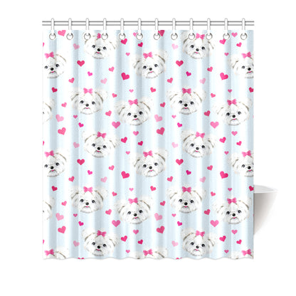 Maltese Pattern Print Design 03 Shower Curtain