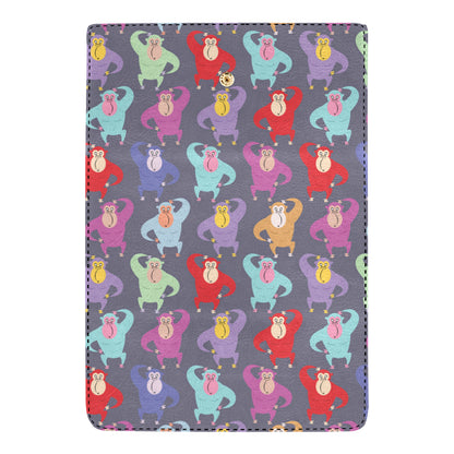 Chimpanzee Pattern Print Design 03 Women's Trifold Wallet