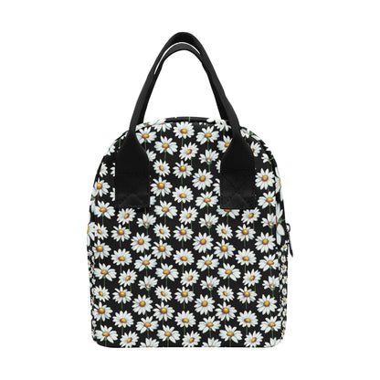 Daisy Print Pattern Insulated Lunch Bag