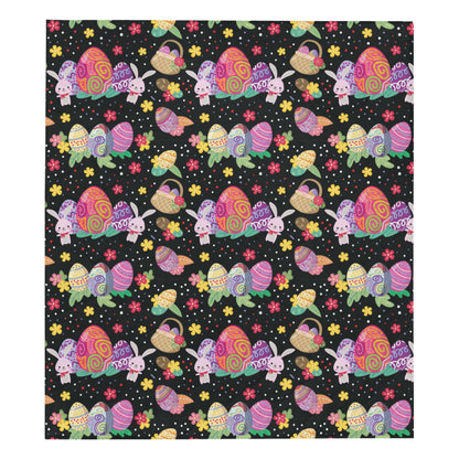 Easter Eggs Pattern Print Design RB06 Premium Quilt