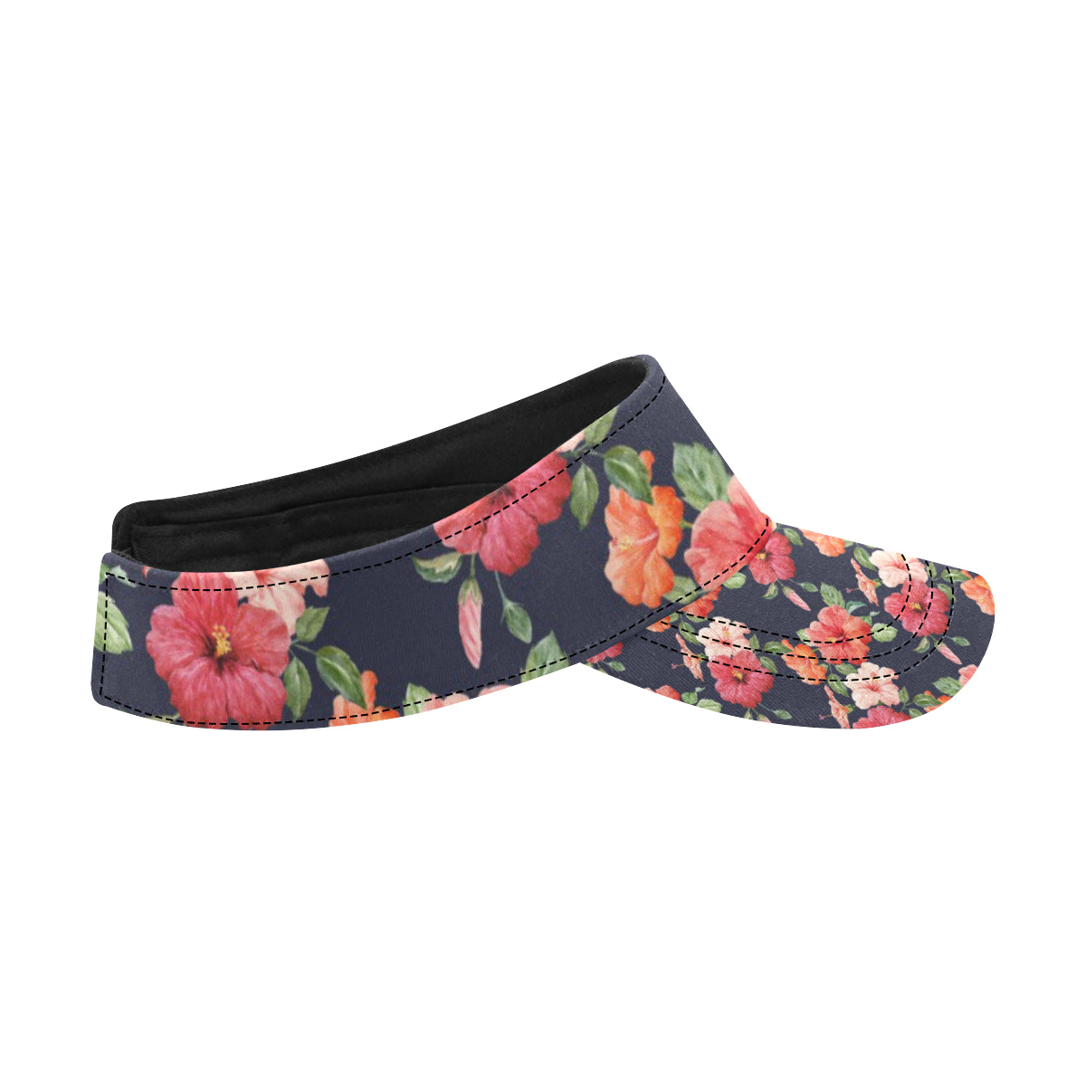 Tropical Flower Pattern Print Design TF020 Unisex Sun Visor