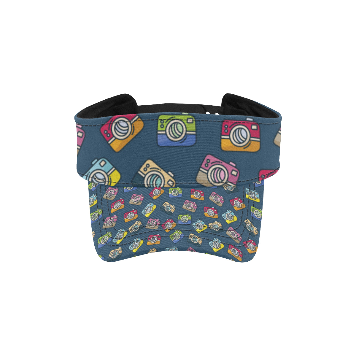 Camera Pattern Print Design 03 Unisex Sun Visor