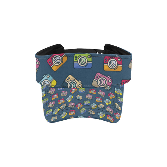 Camera Pattern Print Design 03 Unisex Sun Visor