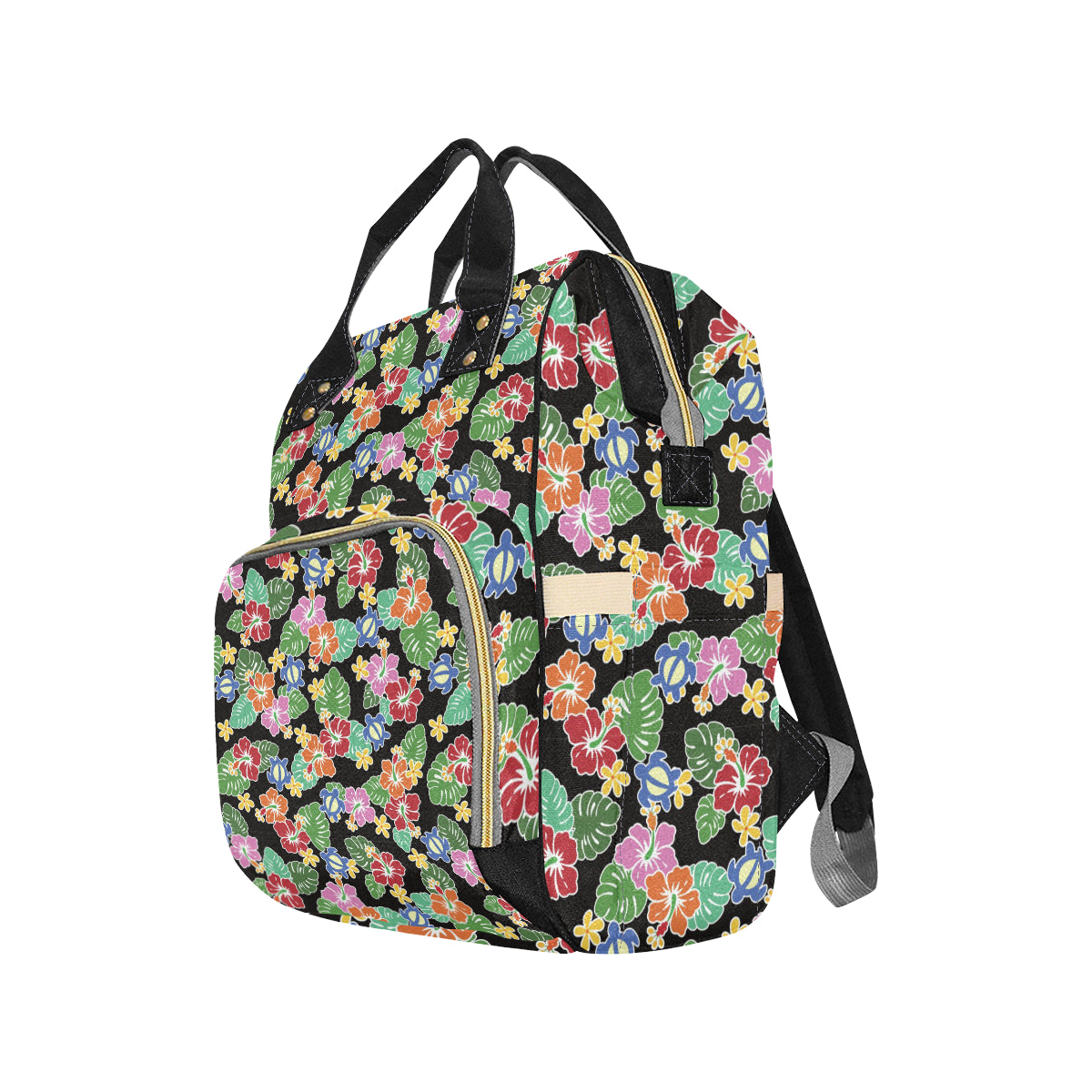 Hawaiian Themed Pattern Print Design H010 Diaper Bag Backpack