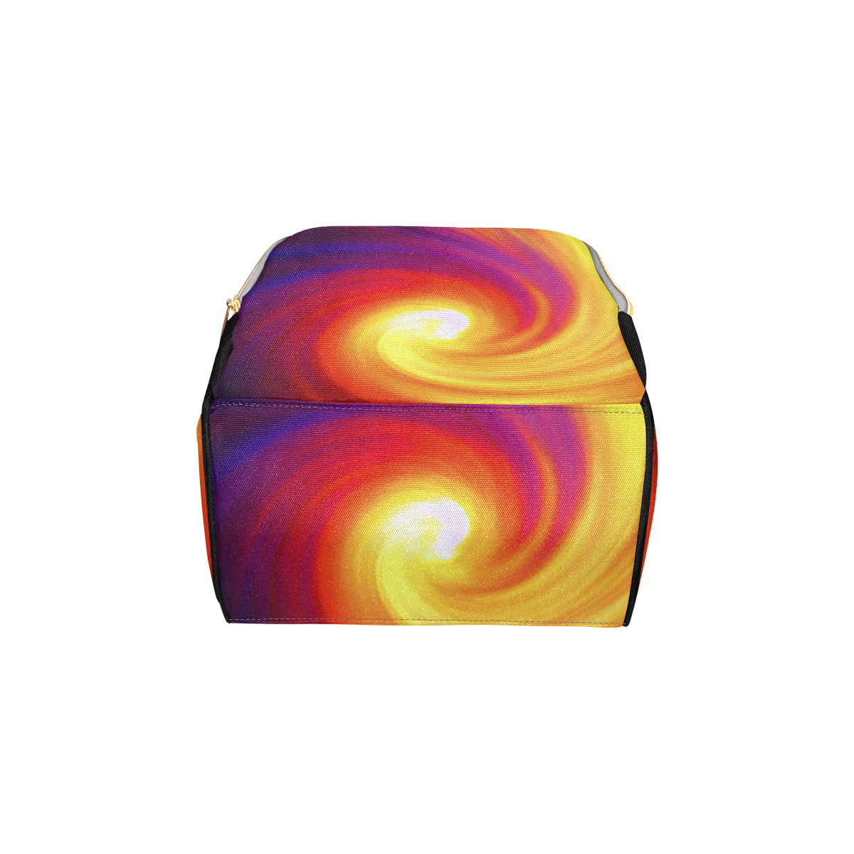 Vortex Twist Swirl Flame Themed Diaper Bag Backpack