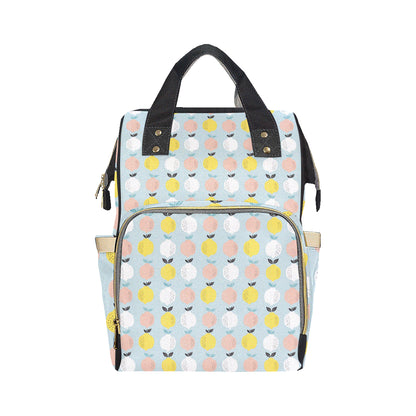 Citrus  Pattern Print Design 03 Diaper Bag Backpack