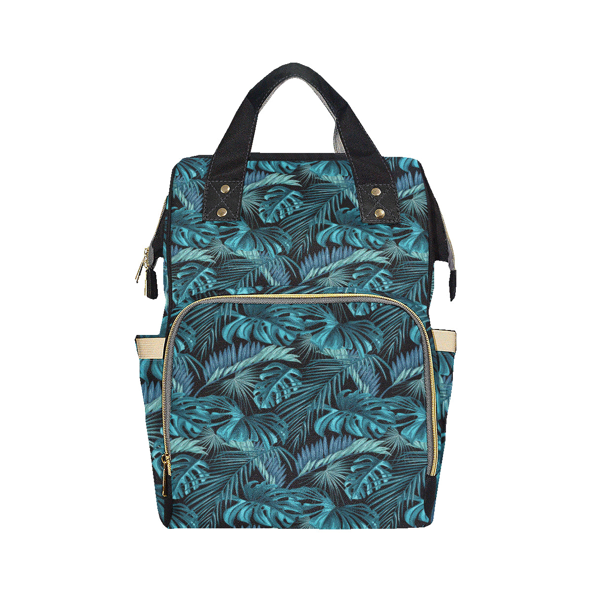 Palm Leaf Pattern Print Design A03 Diaper Bag Backpack