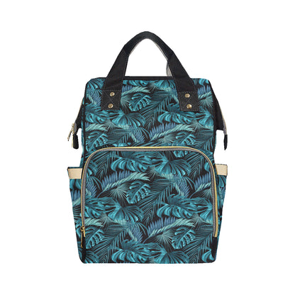 Palm Leaf Pattern Print Design A03 Diaper Bag Backpack