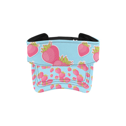 Strawberry Pattern Print Design SB04 Unisex Sun Visor