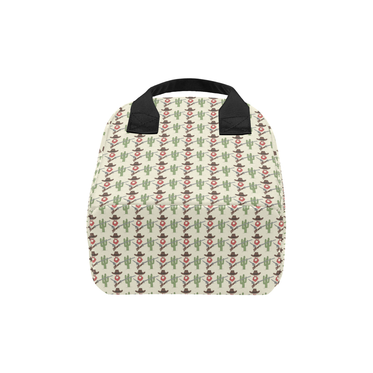 Western Cowboy Print Insulated Lunch Bag