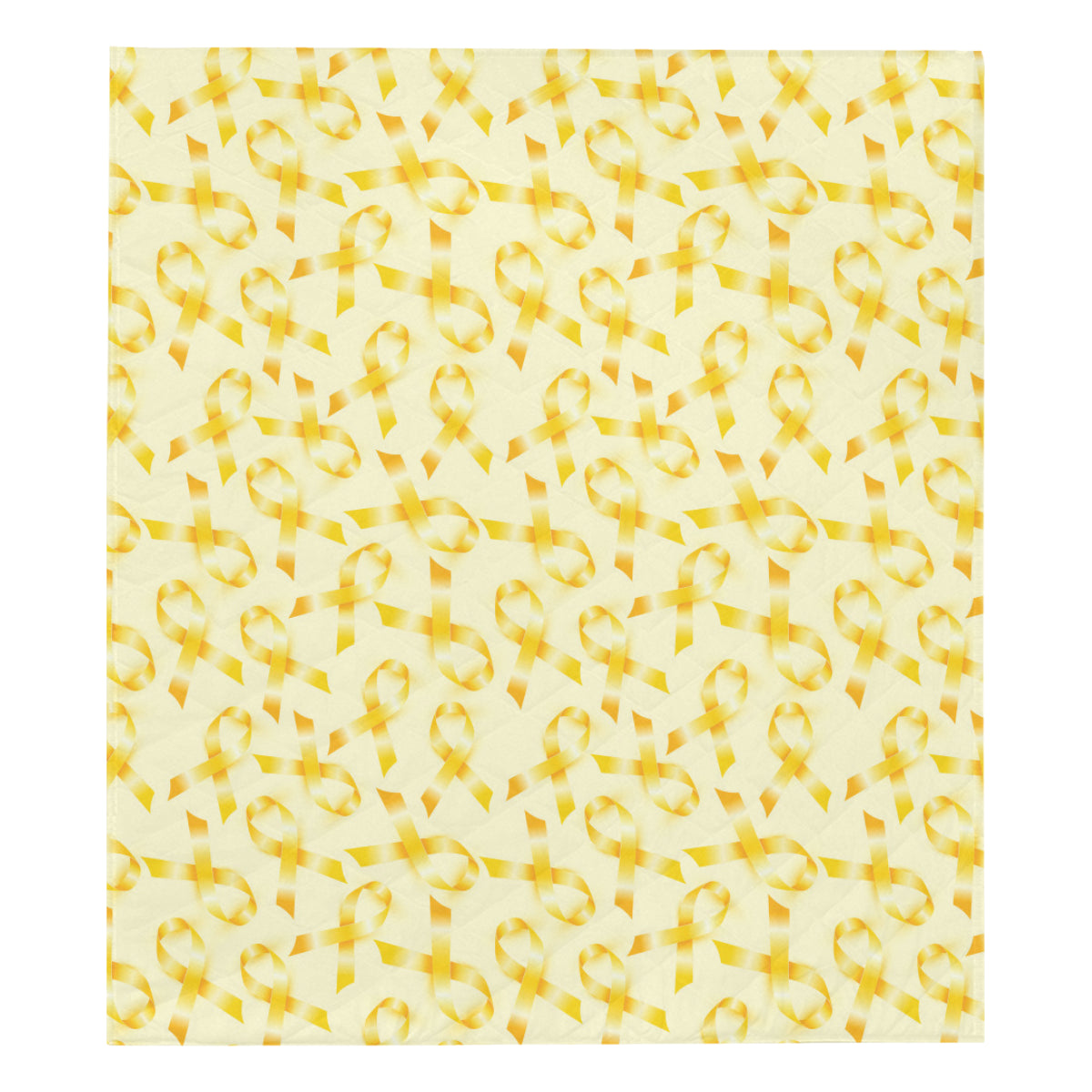 Childhood cancer Pattern Print Design 01 Premium Quilt
