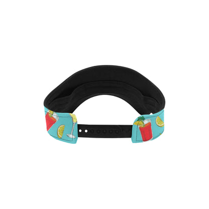 Cocktail Pattern Print Design 05 Unisex Sun Visor