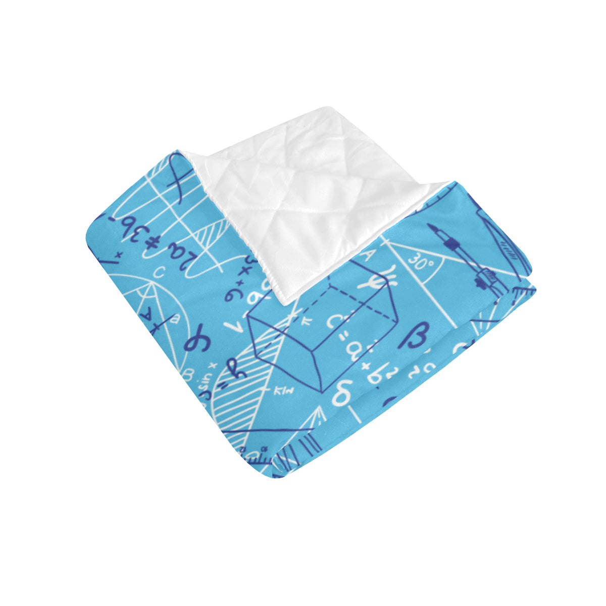 Math Pattern Print Design 02 Premium Quilt
