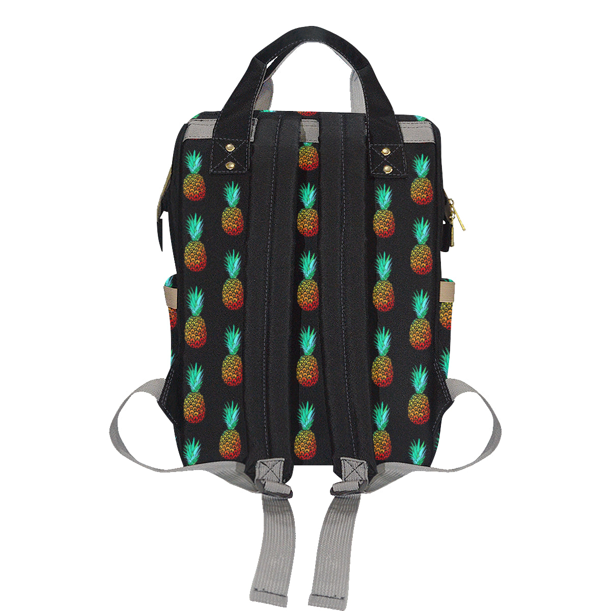 Pineapple Pattern Print Design A05 Diaper Bag Backpack