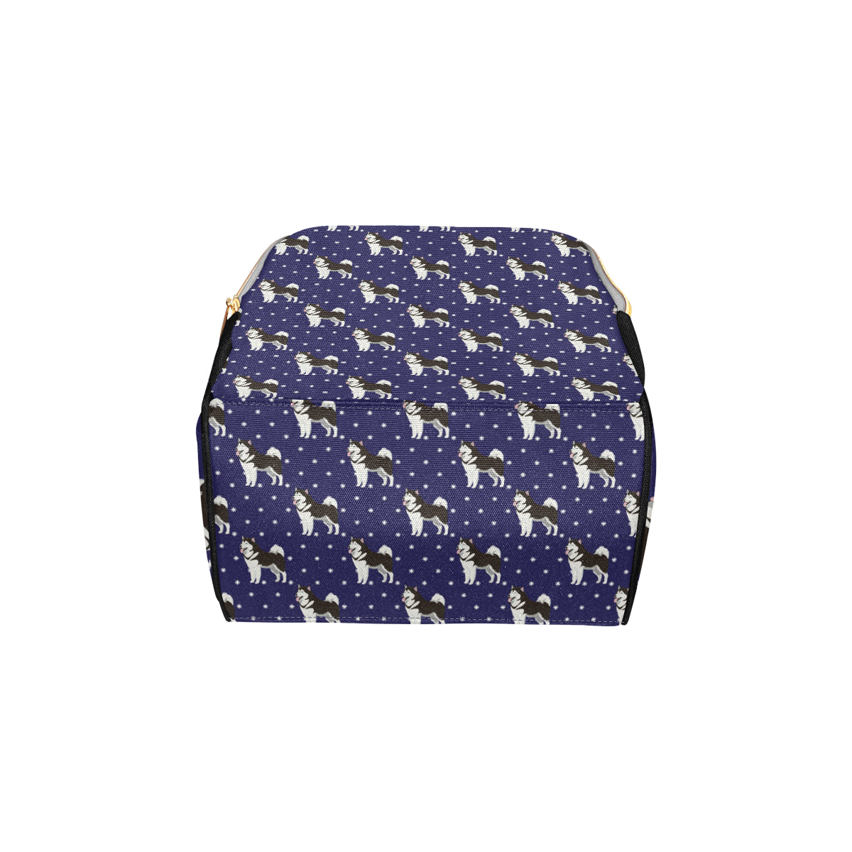 Alaskan Malamute Pattern Print Design 04 Diaper Bag Backpack