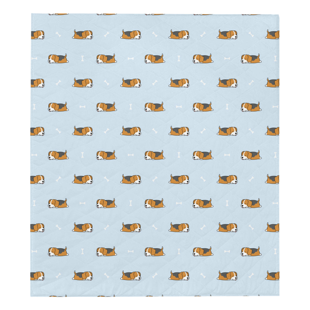 Beagle Pattern Print Design 06 Premium Quilt