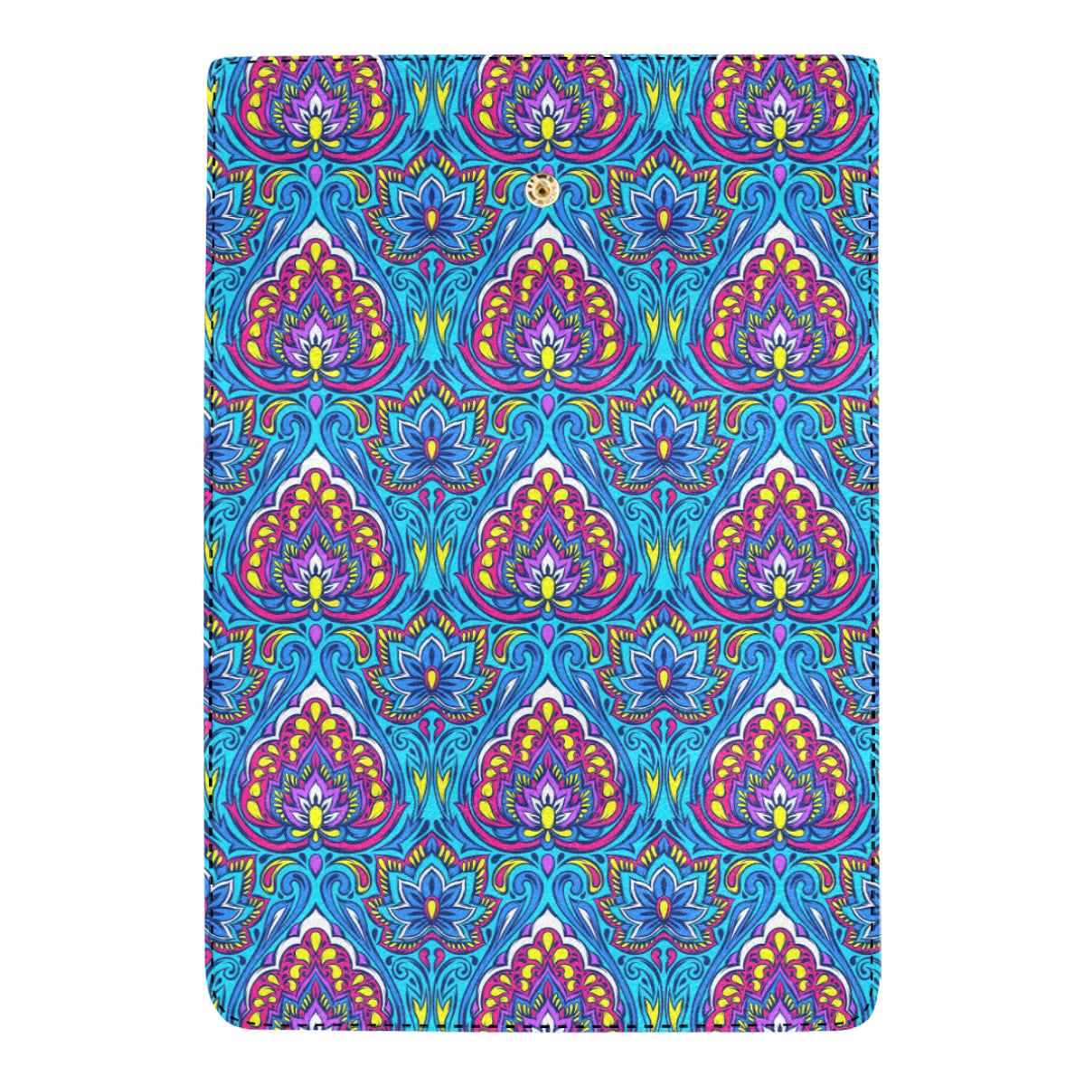 lotus Boho Pattern Print Design LO010 Women's Trifold Wallet