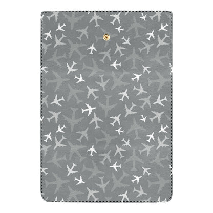 Airplane Pattern Print Design 02 Women's Trifold Wallet